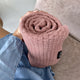 LullaLove deka/pléd z merino vlny butterfly peony