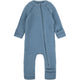 Mikk Line Dětská merino kombinéza Wool Baby Suit Blue Melange