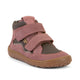 Froddo Dětská barefoot kotníková obuv Tex-Autumn Dim pink