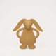Moonie Dětské kousátko z přírodního kaučuku Cappuccino Rabbit