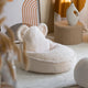 Wigiwama dětský sedací vak Cream White Bear