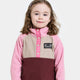 Didriksons Dětský fleece s knoflíky Monte Anemon Red