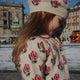 Konges Slojd Dětský vlněný svetr s límcem Belou Knit Rose
