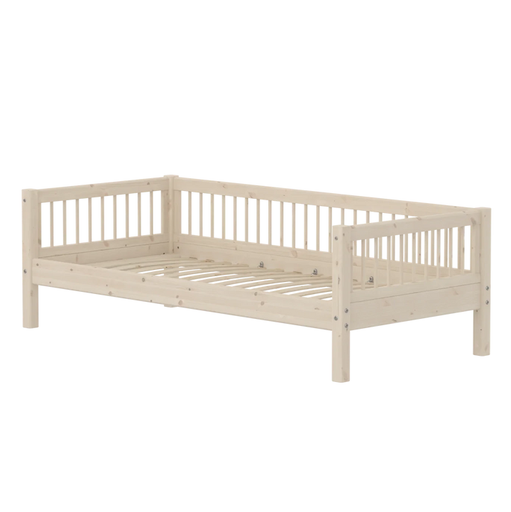 Flexa Dětská jednolůžková postel Classic White Washed Pine