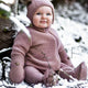 Mikk-Line Dětská kombinéza z merino vlny Wool Baby Suit Burlwood