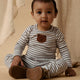 Lil' Atelier Baby Body Slim s dlouhým rukávem Coconut Milk NBMTONTO