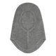 Huttelihut Dětská vlněná kukla žebrovaná Medium Grey Melange