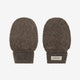 Huttelihut Dětské palčáky z merino vlny Wollfleece, Brown Melange