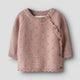 Lil' Atelier zavinovací pletený kardigan pro miminka Misty Rose NBFLAGUNA