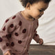 Lil' Atelier Pletený kardigan pro miminka Regular Fit Misty Rose NBFLULIO