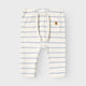 Lil' Atelier Chlapecké kalhoty Coconut Milk Zen Blue NBMKAIL