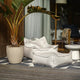 Wigiwama Dětský zahradní taburet Outdoor Square Ottoman Terra