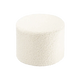 Wigiwama Plyšový dětský puf Cream White