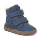 Froddo dětské zimní barefoot boty Zeru Tex Furry Blue