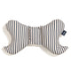 La Millou Polštář do kočárku Angel's Wings z bavlněného veluru STRIPES NAVY