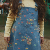 Konges Sløjd Kalhoty Magot Frill Pants GOTS, Teddy Coeur