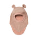 Huttelihut Beanie Vlněný komínový svetr s ušima Rose Melange