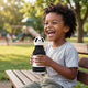Asobu Termo láhev s brčkem Bestie - Panda 460 ml