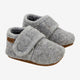 En Fant Vlněné pantofle Baby Grey Melange