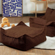 Wigiwama Čtvercový dětský puf Warm Hazel Square Ottoman