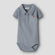 Lil' Atelier Štíhlé dětské body s límcem pro chlapce Tradewinds NBMFALK